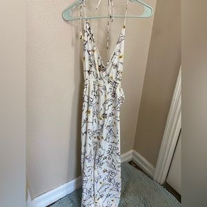 America & Beyond Maxi halter dress